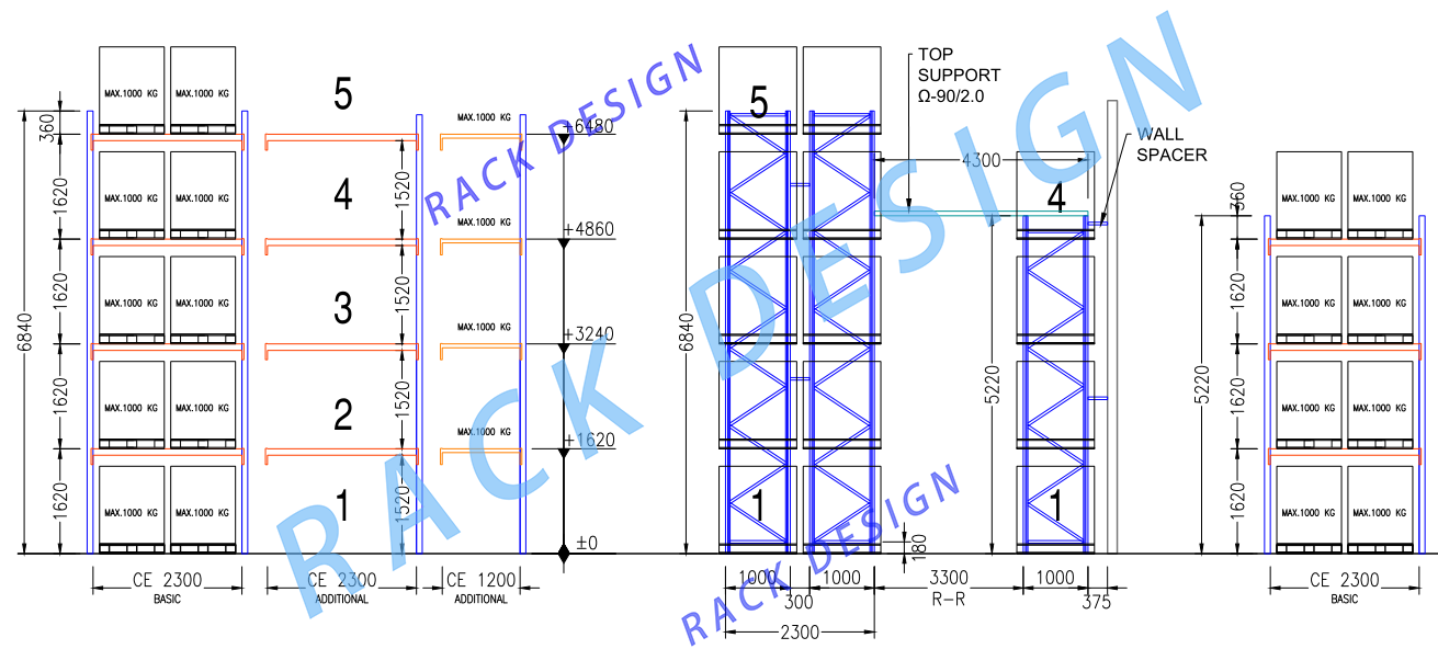 Warehouse Selective Racking Structure