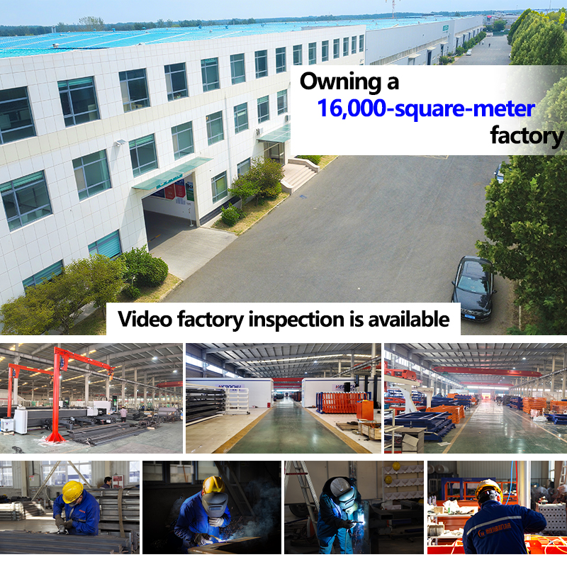 Fully Automatic Sheet Metal Warehouse Rack High Density Smart Storage with Loading Robot