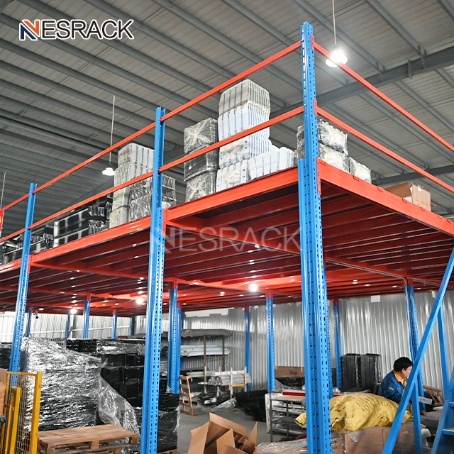 Warehouse Heavy Duty Loft Platform Stacking Racks Storage Attic Rack Pallet Racking Mezzanine Floor Rack