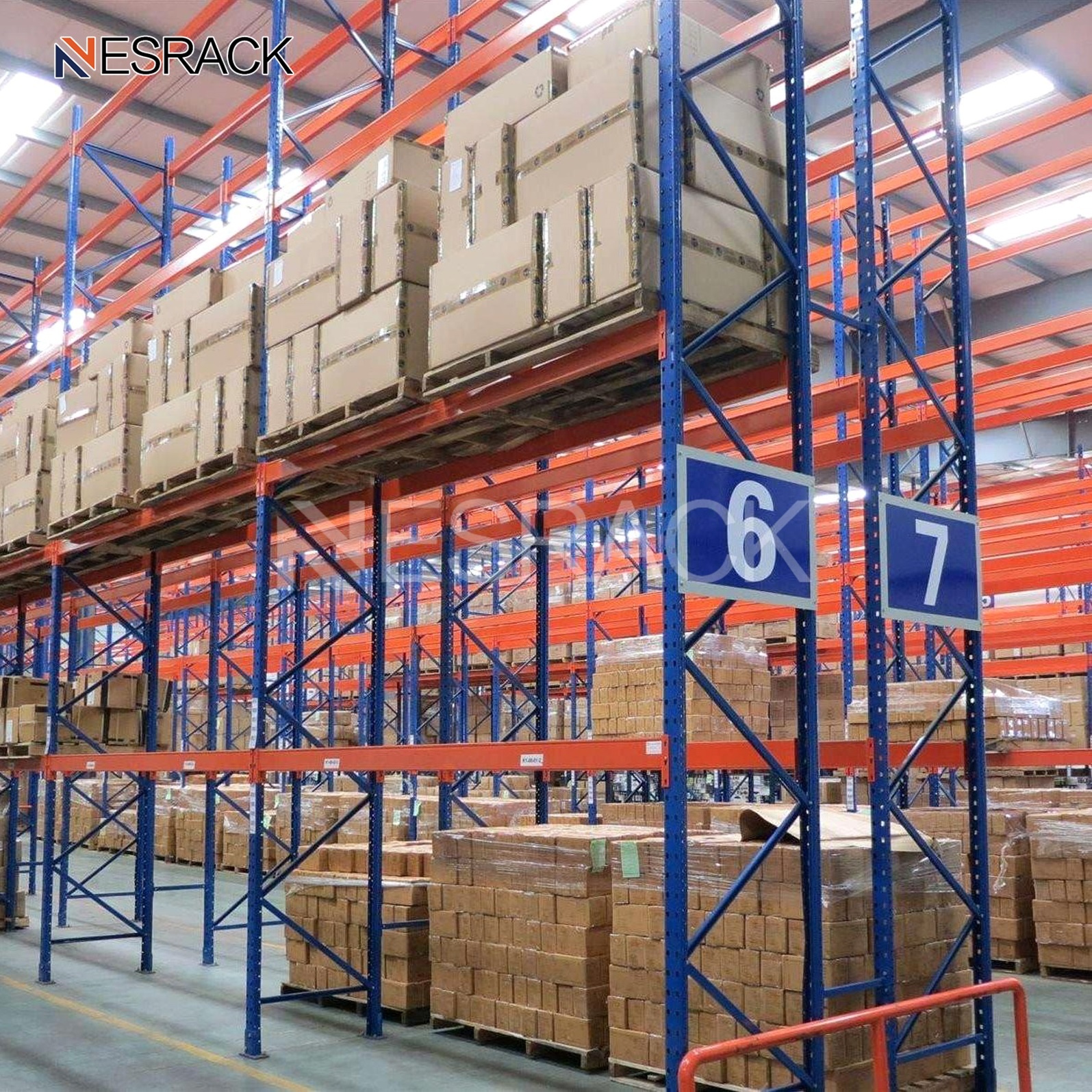 Industrial Steel Storage Racks 5-Layer Pallet Racking With Storage Racks &amp; Shelving Unitsfor Warehouse Shelving