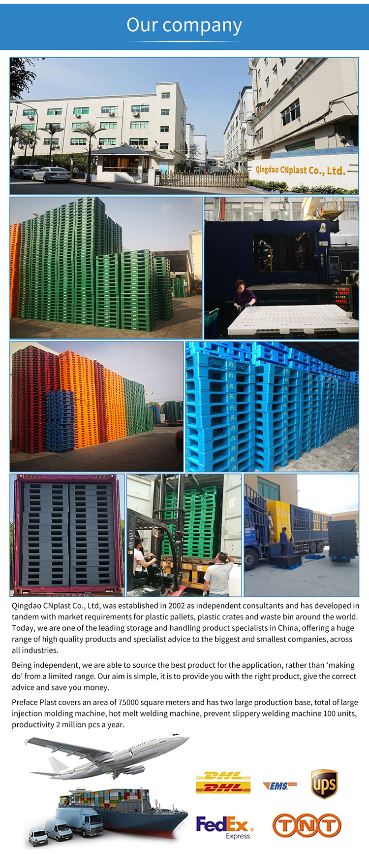 Rackable plastic pallet feature 13