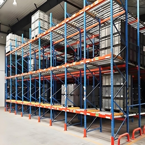Industrial Steel Heavy-Duty Drive-In Pallet Rack Adjustable Warehouse Rack Durable Metal Large-Capacity Storage Solution