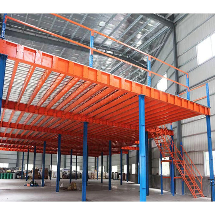 Mezzanine Floor Customer Preferred Warehouse Storage Racking Steel Racks Mezzanine Floor Racking System