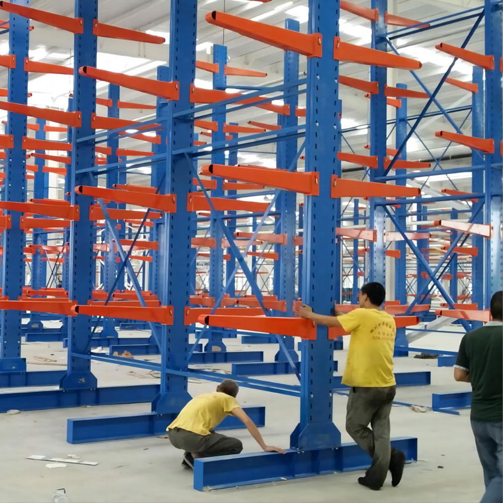 Storage Racks Wholesale Selling Heavy Duty Double Side Arm Storage Racks Warehouse Storage Industrial Cantilever Lumber Rack