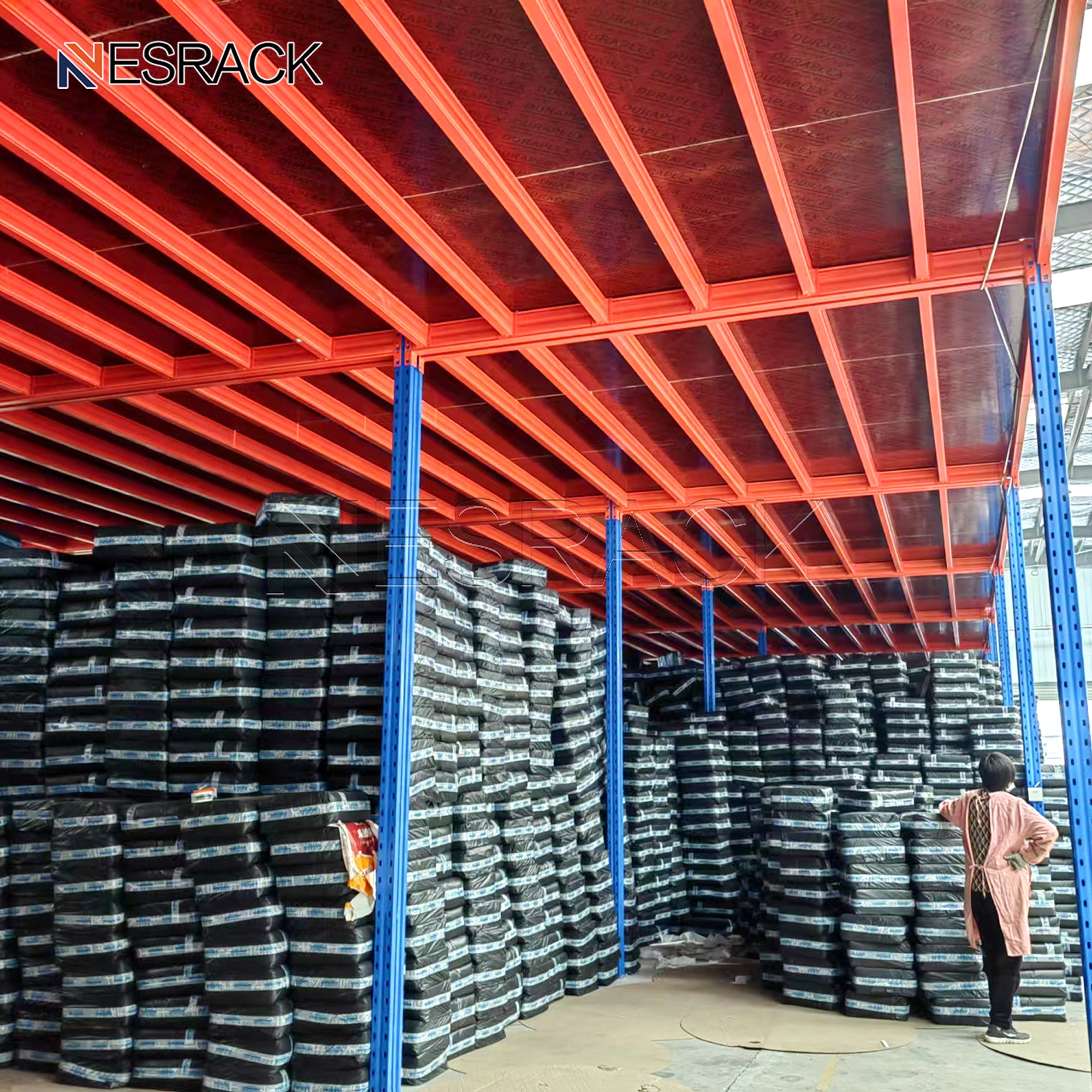 Warehouse Heavy Duty Loft Platform Stacking Racks Storage Attic Rack Pallet Racking Mezzanine Floor Rack