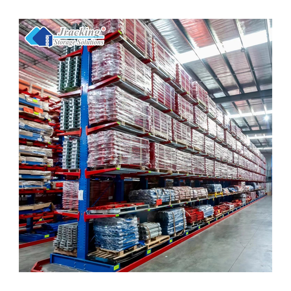 Jracking Warehouse Racks Shelves Heavy Duty Cantilever Racking System For Warehouse Pipe Storage