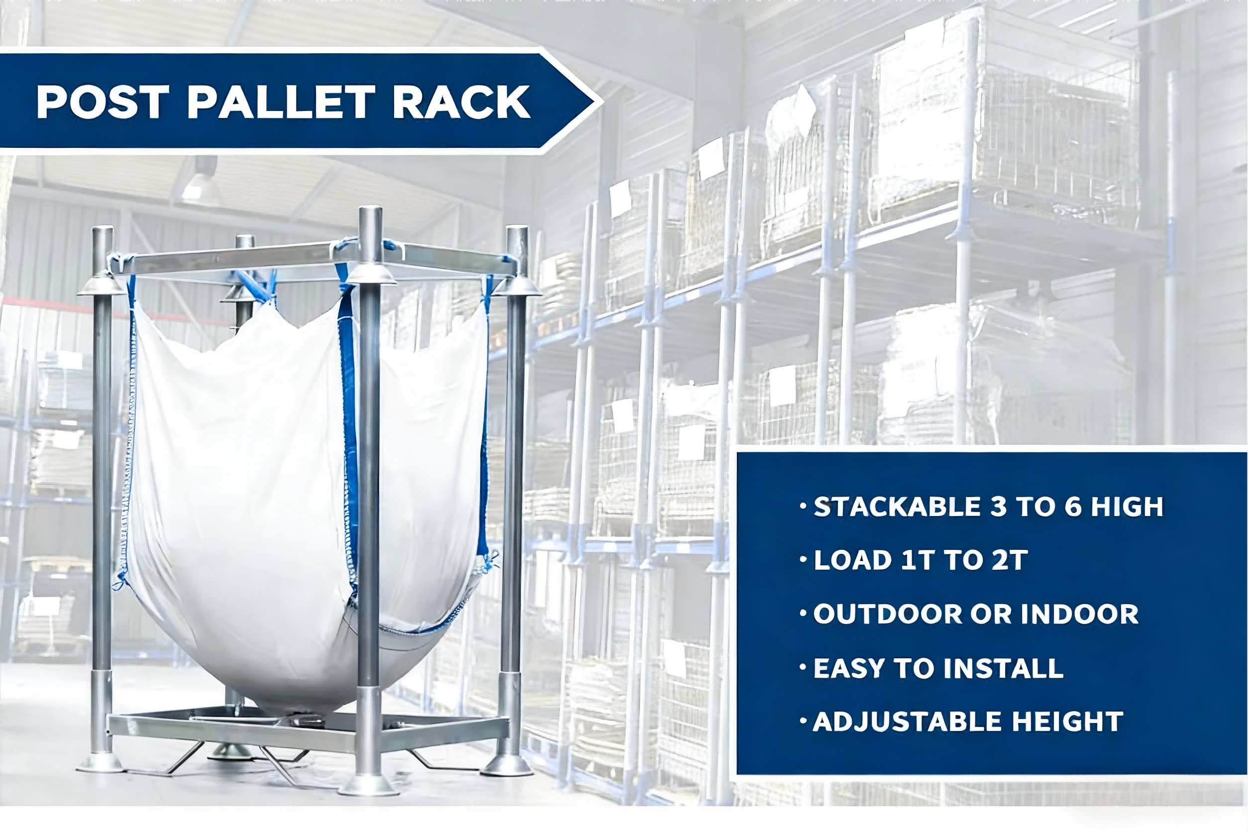 Metal Pallet Rack Display 1