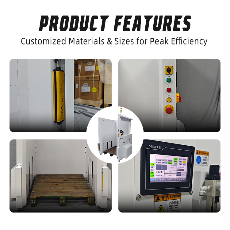 Electric Steel Structure Warehouse Storage Pallet Flow Rack Labor Saving Pallet Supply Machine Pallet Dispenser