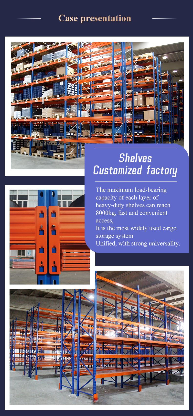 Industrial warehouse pallet racking installation display 1