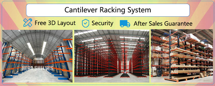 Wholesale Heda Heavy Duty Cantilever Storage Racks Cantilever Racking Systems Solution Selective Racking System