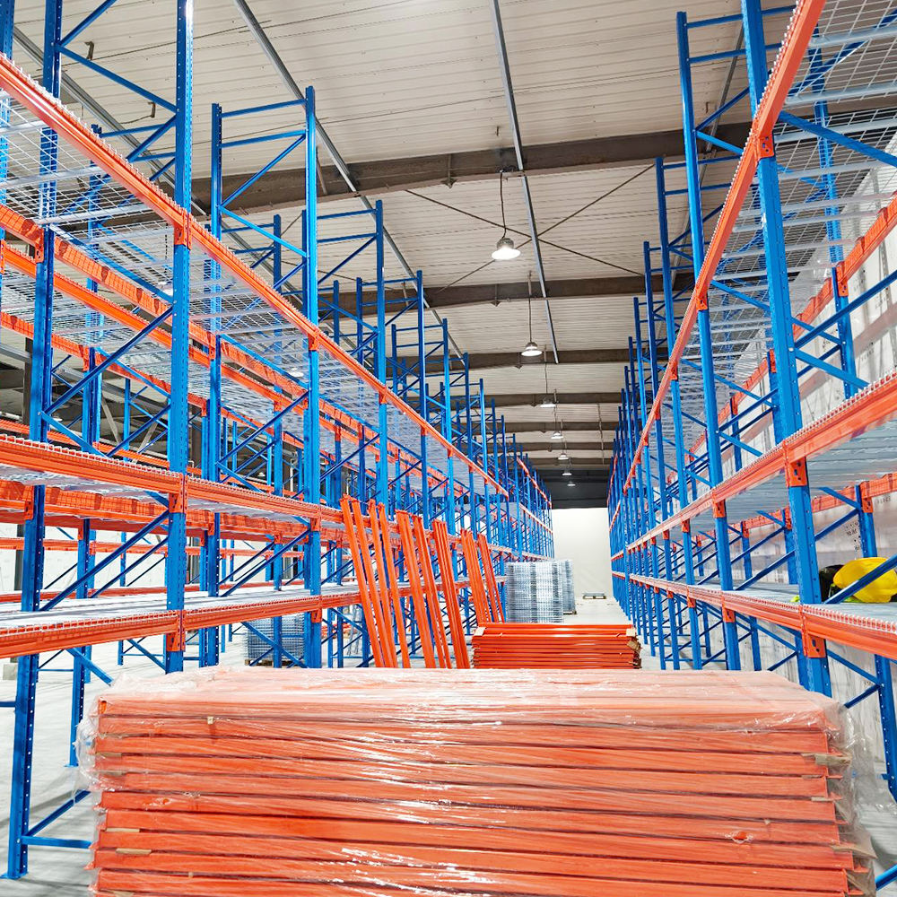 Heavy Duty Steel Mezzanine Attic Rack Multi-Level Storage Platform with Pallet-Racking Support for Warehouse Space Expansion
