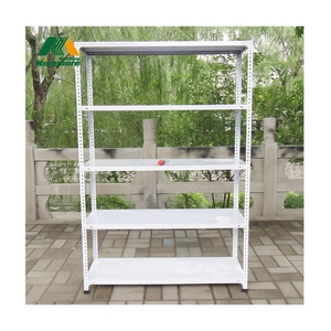 Warehouse Metal Slotted Angle Racking Shelf