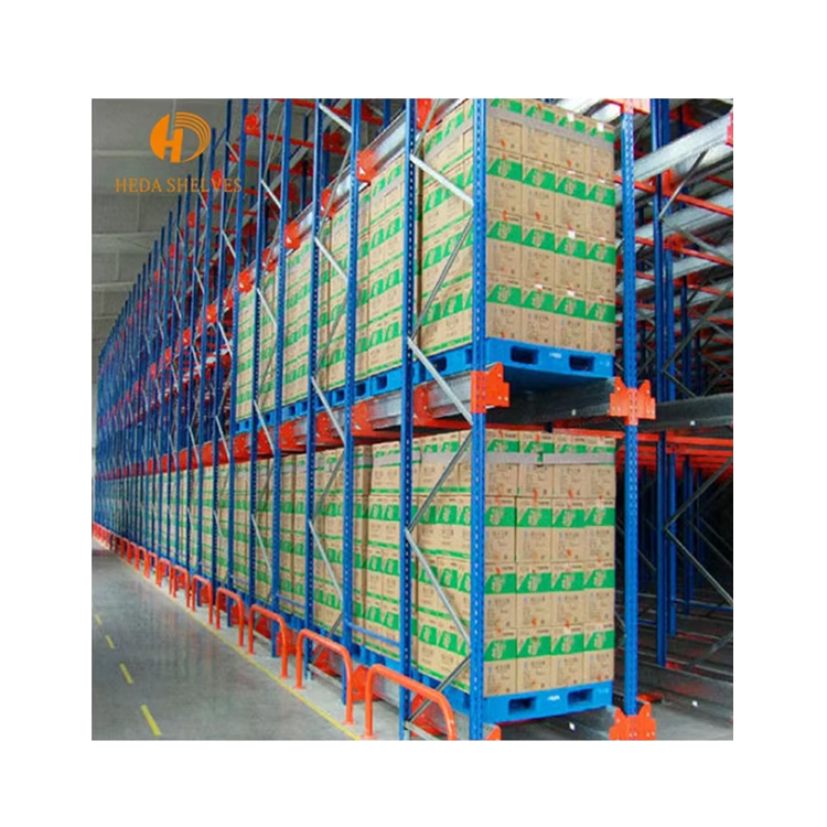 Heavy Duty Steel Drive in Racking System Warehouse Pallet Storage High Capacity Deep Lane Storage Rack for Industrial Logistics
