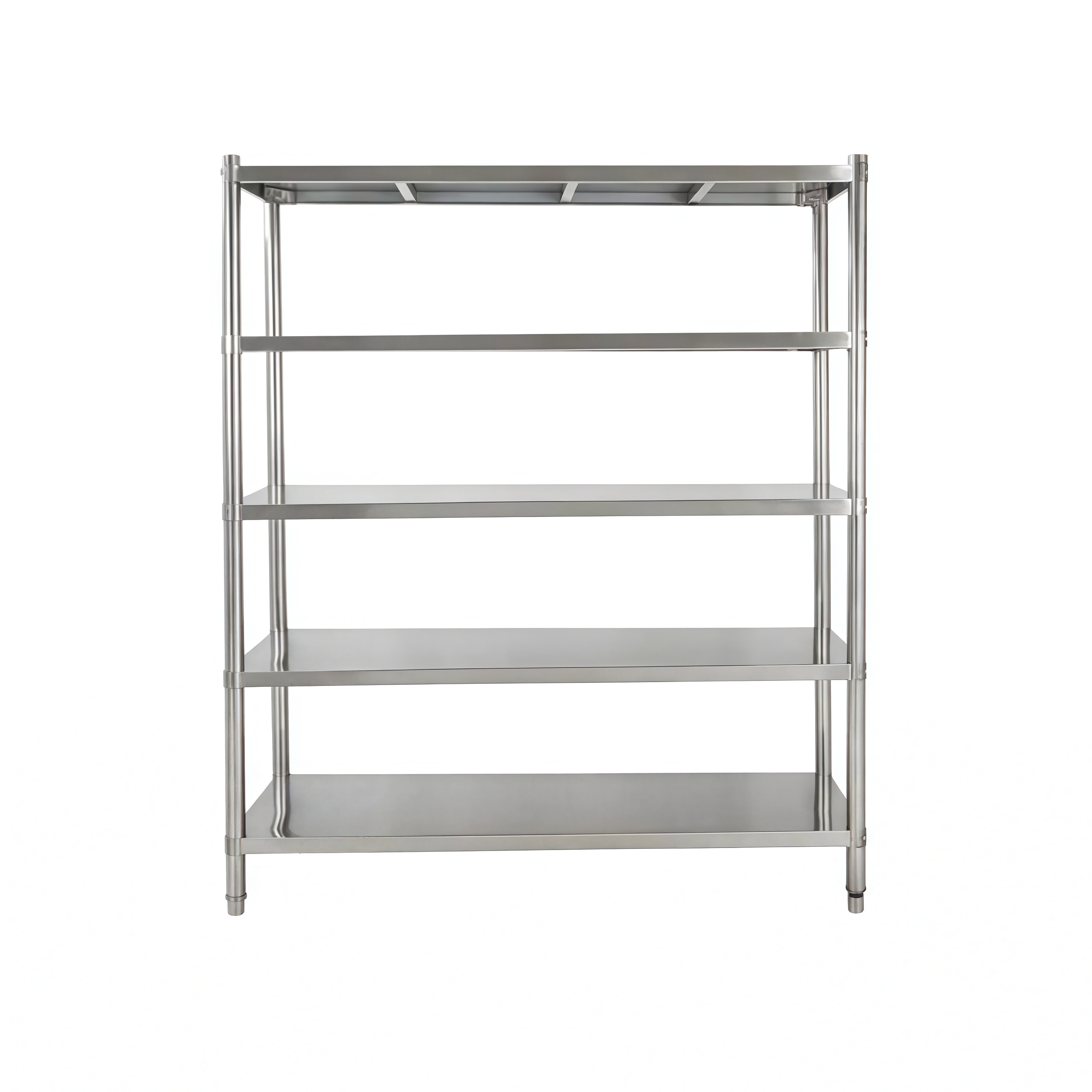 Customized Stainless Steel Countertop Shelving Units with Self-Cleaning Coating Modular Expandability Heavy-Duty Capacity