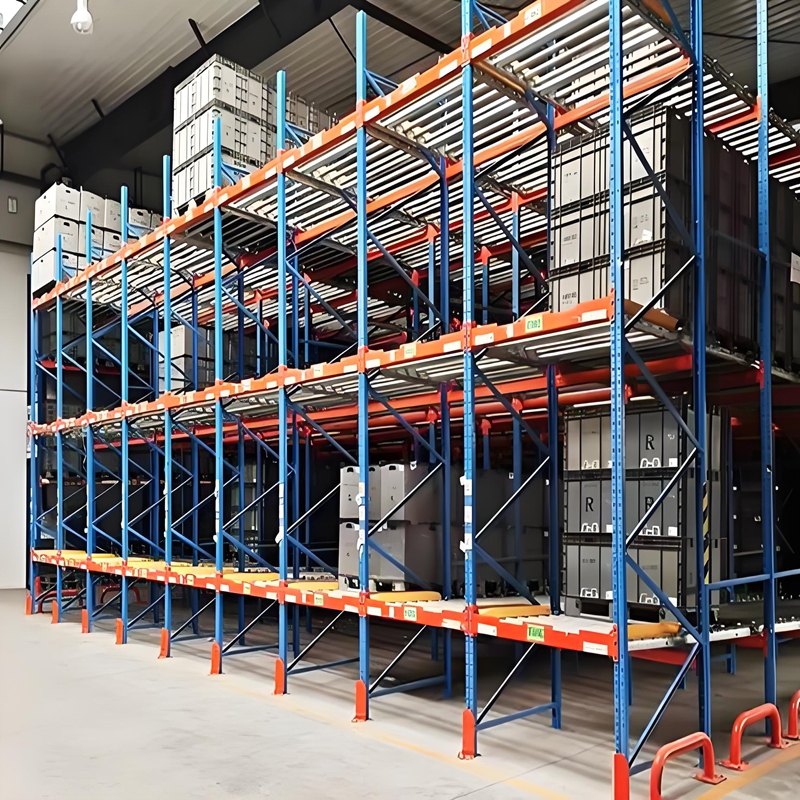 Industrial Steel Heavy-Duty Drive-In Pallet Rack Adjustable Warehouse Rack Durable Metal Large-Capacity Storage Solution