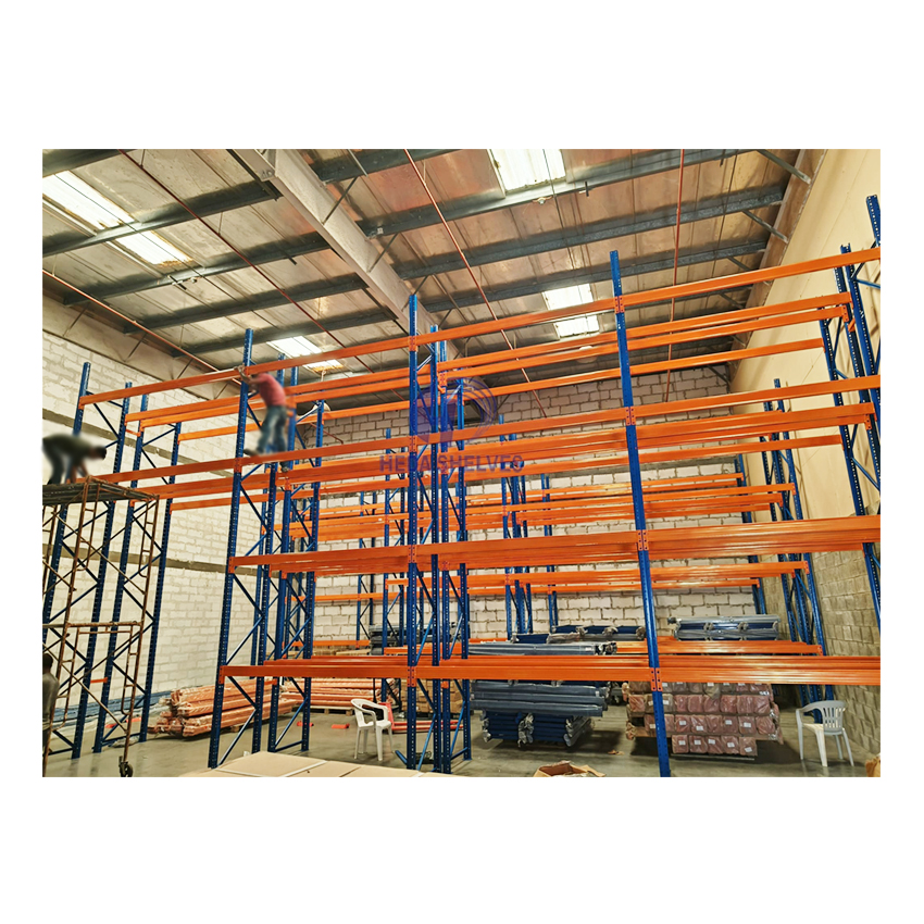 Double Deep Selective Pallet Rack Warehouse Heavy Pallet Rack Shelf Warehouse Racking System Storage Boxes for Warehouse