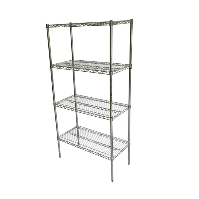 Industrial Commercial Wire Metal Shelving Rack Chrome Plated Carbon Steel High Capacity Eco-Friendly Durable Modern Living Shoes