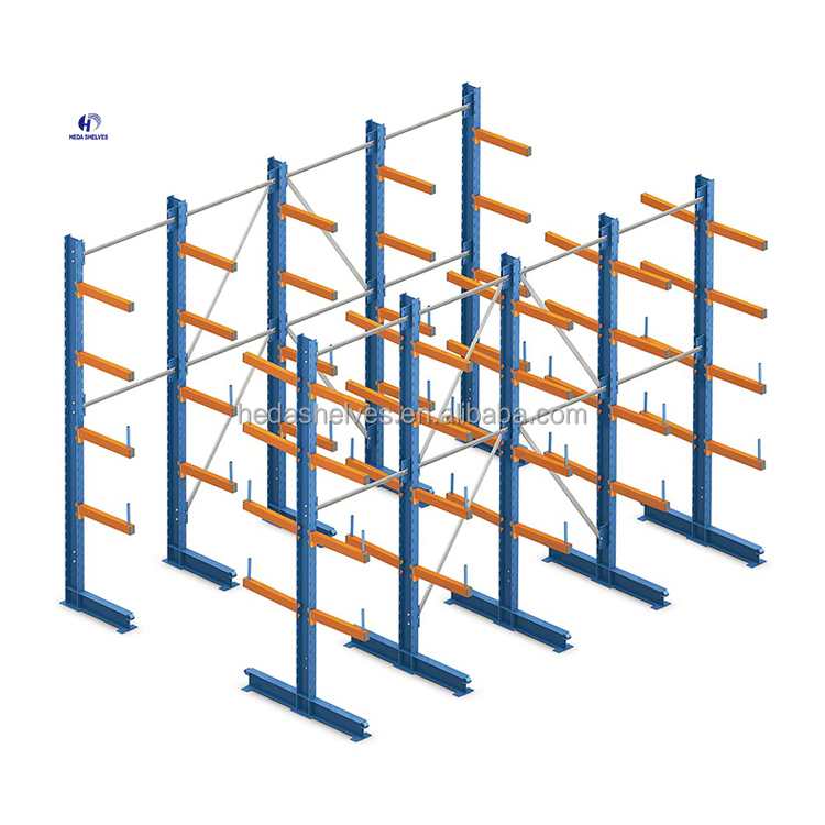 Wholesale Heda Heavy Duty Cantilever Storage Racks Cantilever Racking Systems Solution Selective Racking System