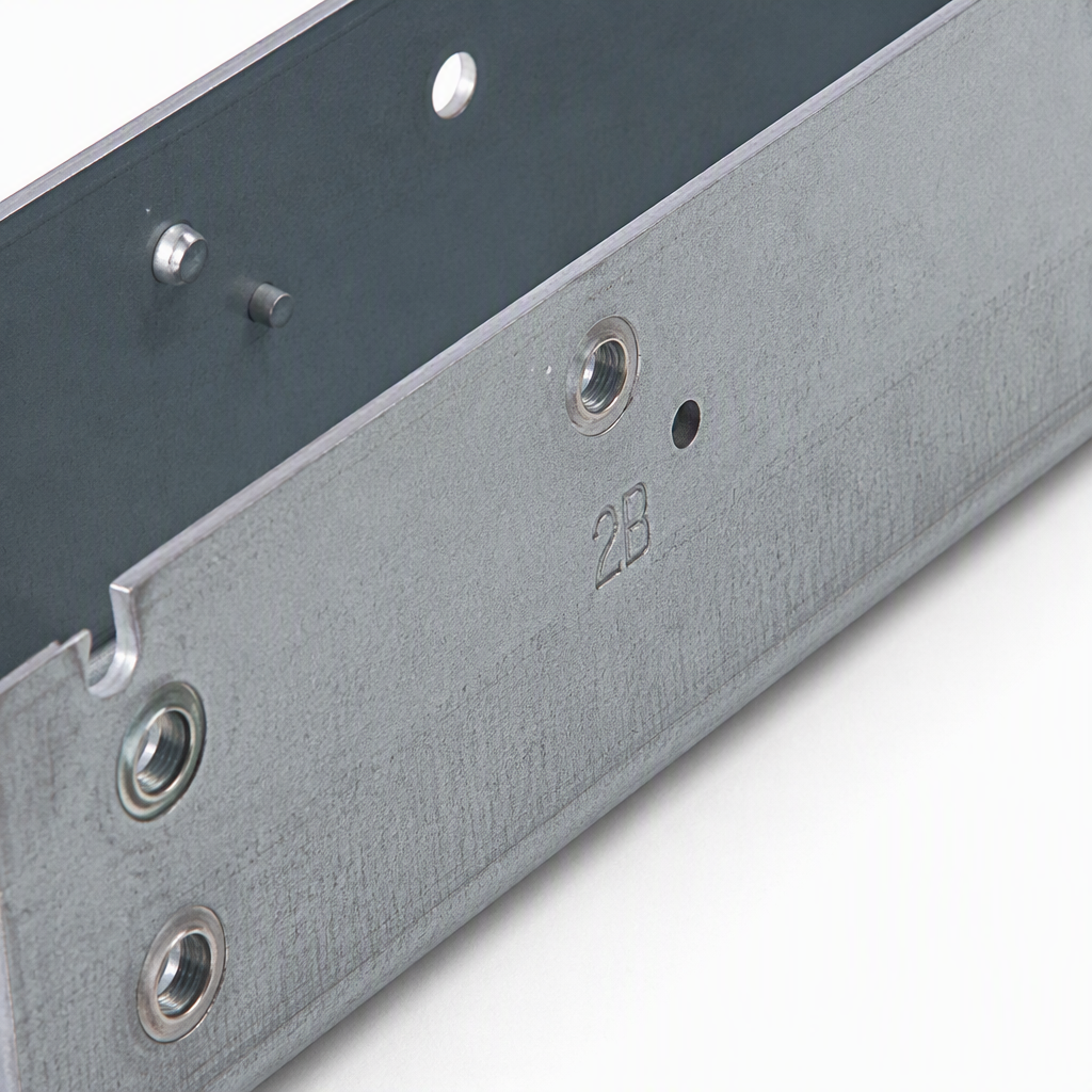 OEM Custom Precision Stamping U Shape Channel Bracket Galvanized Steel Hardware Industrial Shelf Support Rail Metal Parts