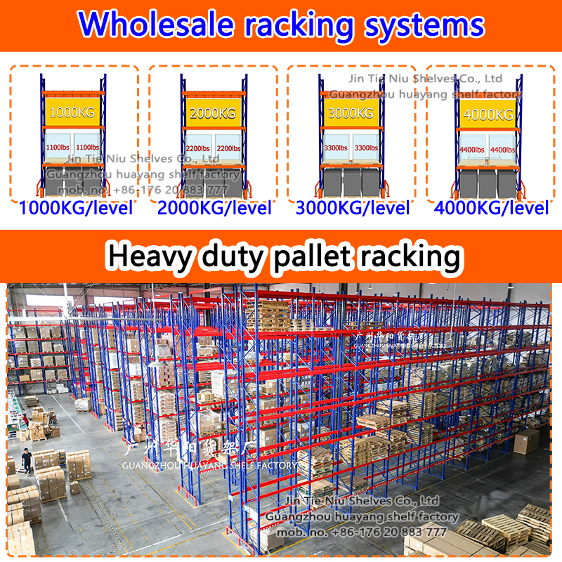 Adjustable Customized Gravity Storage Shelf Heavy Duty RackingSystem