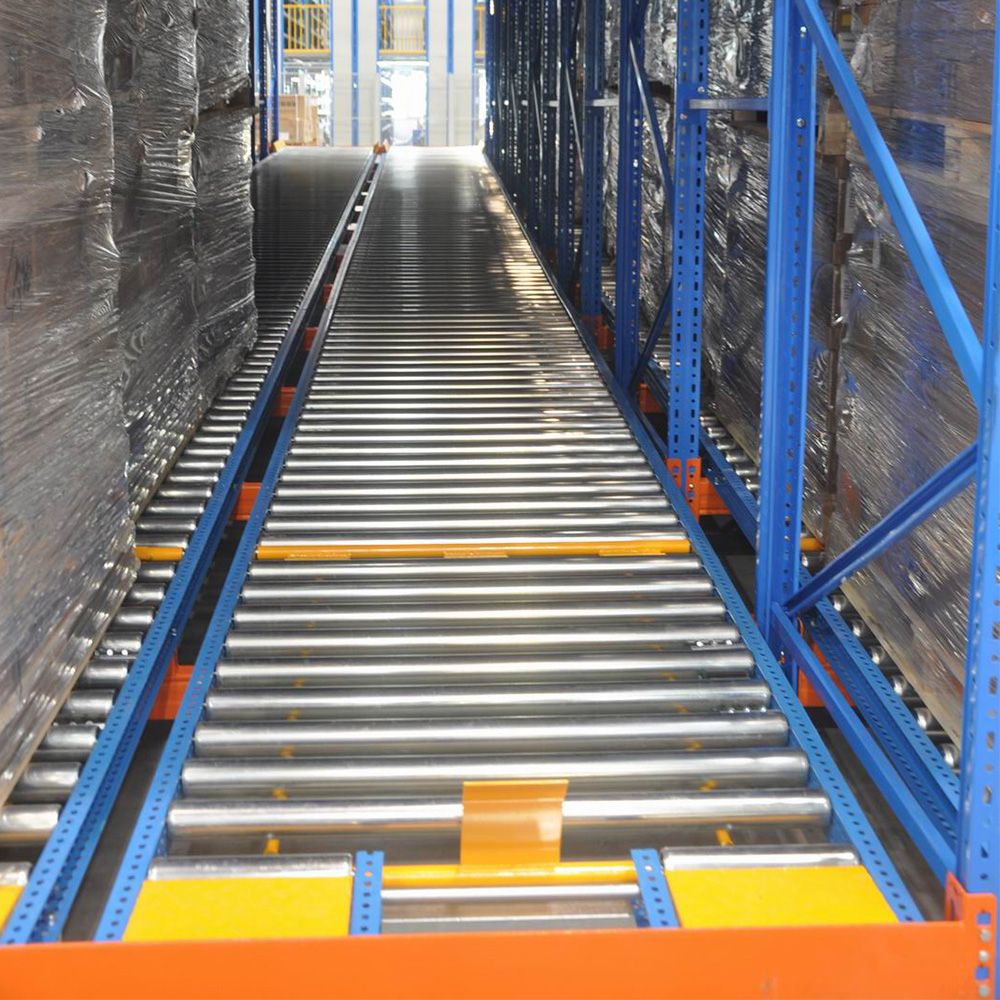 Storage Racks 2025 Trending Product Warehouse Storage Racks Pallet Flow Racking System Steel Gravity Roller Shelf With Roller