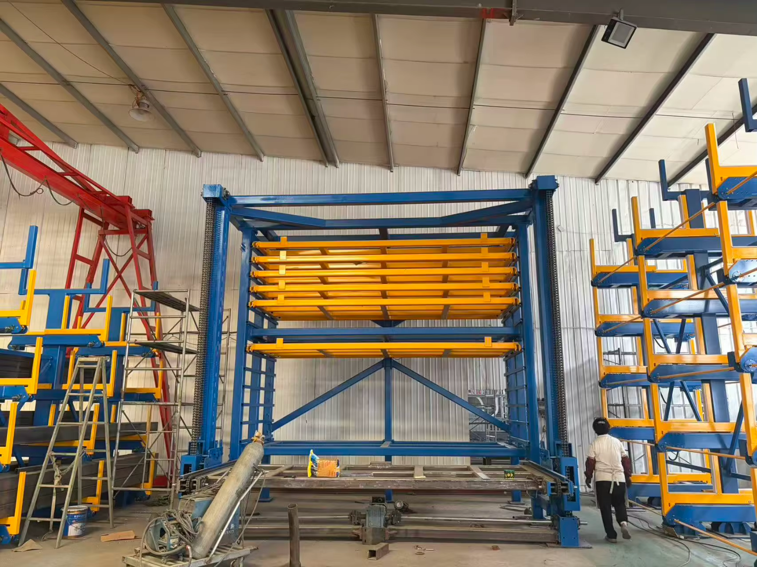 Automatic Warehouse Storage Rack System Scene View 4