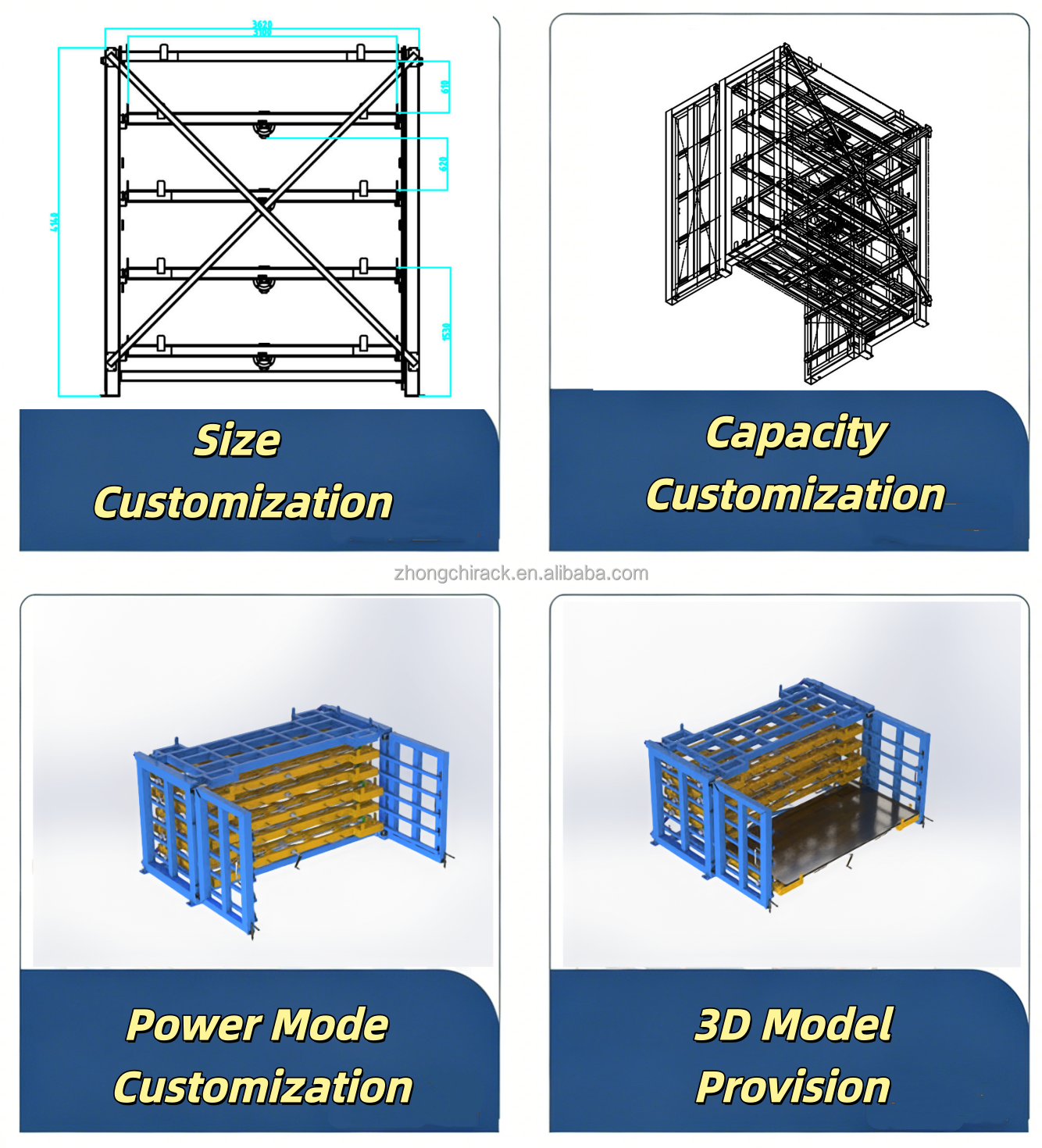 Heavy Duty Drawer Style Sheet Metal Rack Industrial Storage Rack for Workshop Material Handling