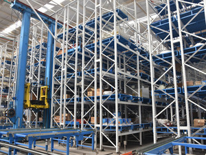 Double Deep Steel Pallet Racking Cold Room Compatible
