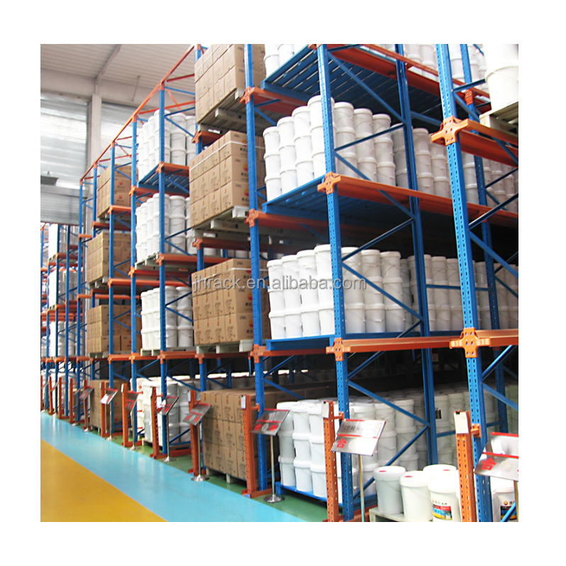 Wholesale Price Industrial Storage Shelf Drive-In Rack Steel Stacking Pallet Racking Vendors For Chemical Industry Warehousing