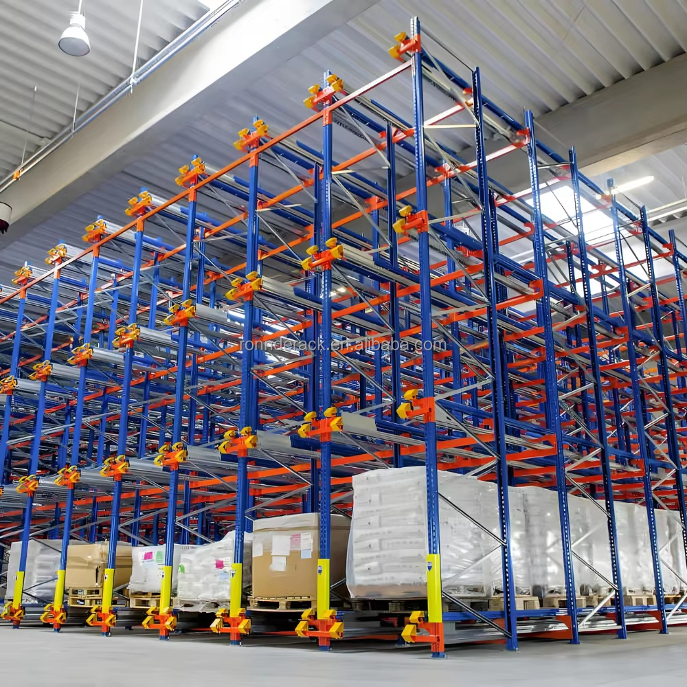 4-Way Shuttle Racking System ASRS Radio Shuttle Rack for FIFO &amp; LIFO Automated Storage System