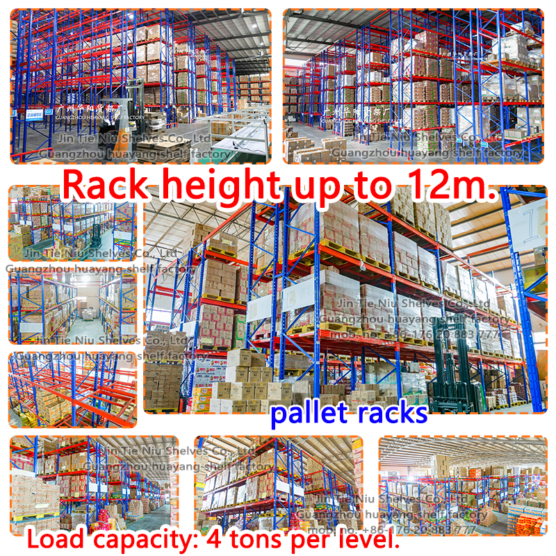 Adjustable Customized Gravity Storage Shelf Heavy Duty RackingSystem