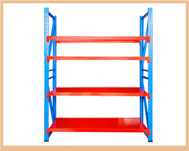 Luxury screw storage shelf