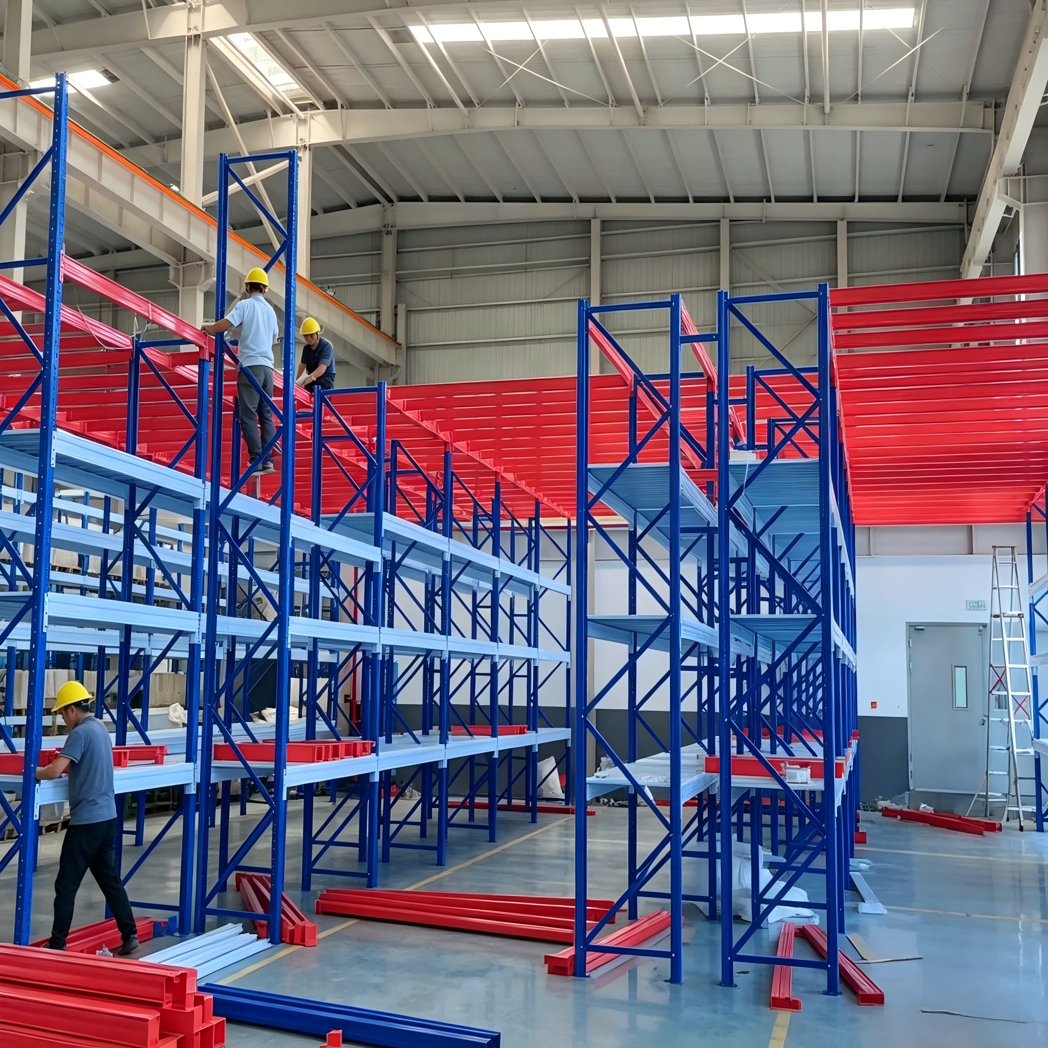 Adjustable Steel Warehouse Rack Long Span Shelving for Heavy Goods