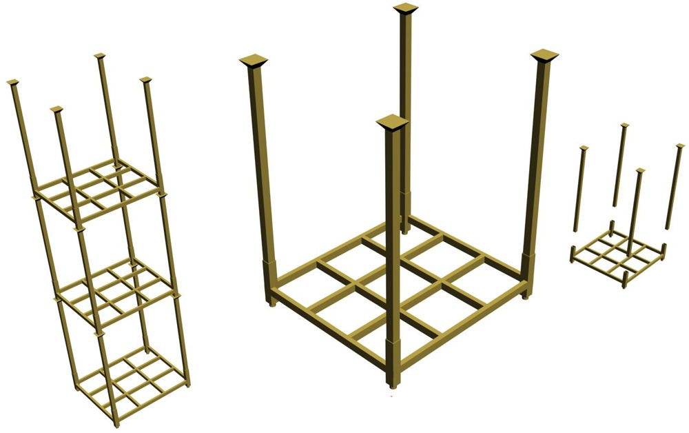 Commercial Stack Metal Pallet Racking Motorcycle Truck Stacking Shelves Spare Storage Display Tire Rack Shelf for Warehouse
