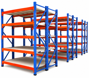 Multi-Tier 3-5 Layer Heavy-Duty Extra-Strong Load-Bearing Industrial Steel Storage Racks for Home & Warehouse