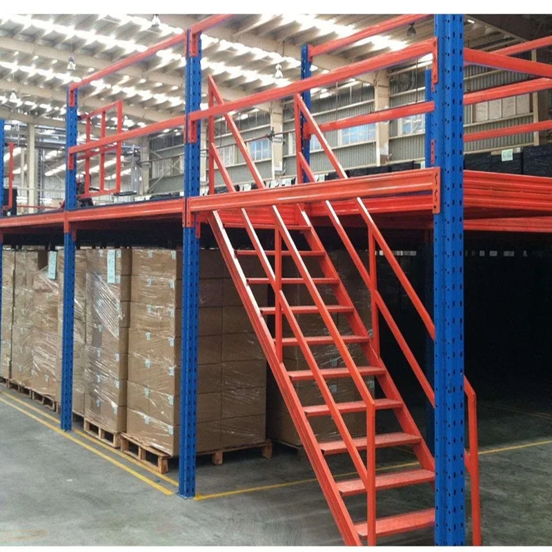 Adjustable Selective Storage Rack Durable Anti-Rust Steel Mezzanine Warehouse Rack/Floors Optimal Metal Storage Solutions
