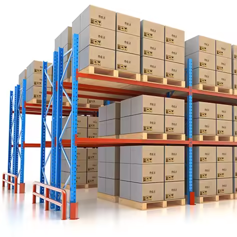 Customized Industrial Storage Rack Drive-In Pallet Steel and Metal Corrosion Protection for Warehouse Shelves System