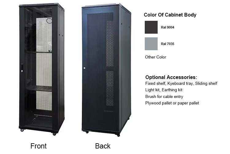 42U 1200mm Deep GPU Rack Data Center Network Cabinet 19 Inch Rack Mount Standard Server AI Data Center Infrastructure