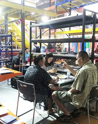 Global supply chain collaboration with international clients