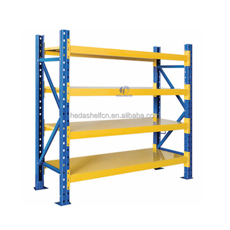Boltless Adjustable Heavy Duty Load-Bearing 500kg/Layer Steel Racks Warehouse Industrial Stack Storage Racking Shelving System