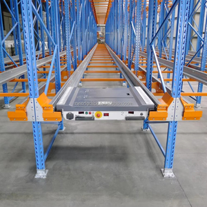 Heavy Duty Automatic Two Way Radio Shuttle Pallet Rack, Runner Car Warehouse Storage Racking System for FIFO LIFO