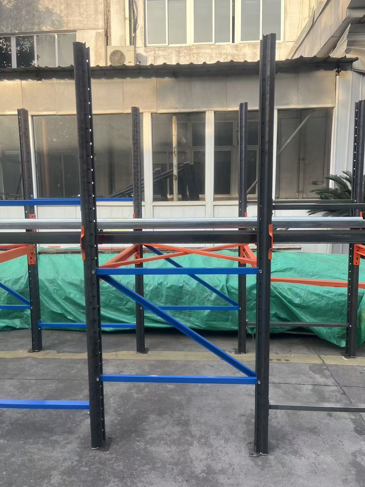 Custom Heavy Duty Drive-In Storage Rack, High Strength High Load Through Type Warehouse Pallet Racking