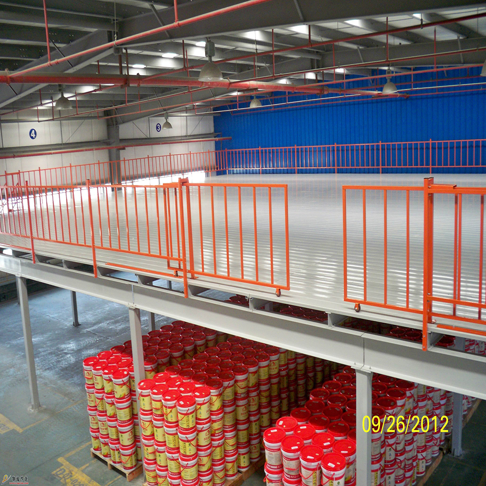 Mezzanine Floor Customer Preferred Warehouse Storage Racking Steel Racks Mezzanine Floor Racking System