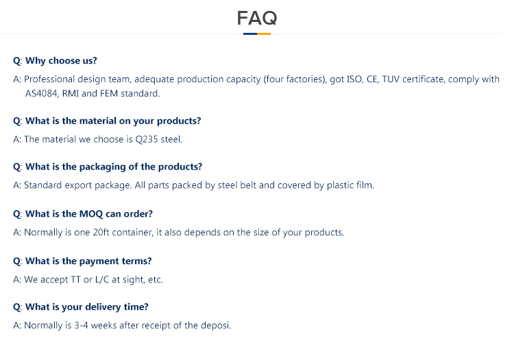 warehouse pallet racking quality control and certifications