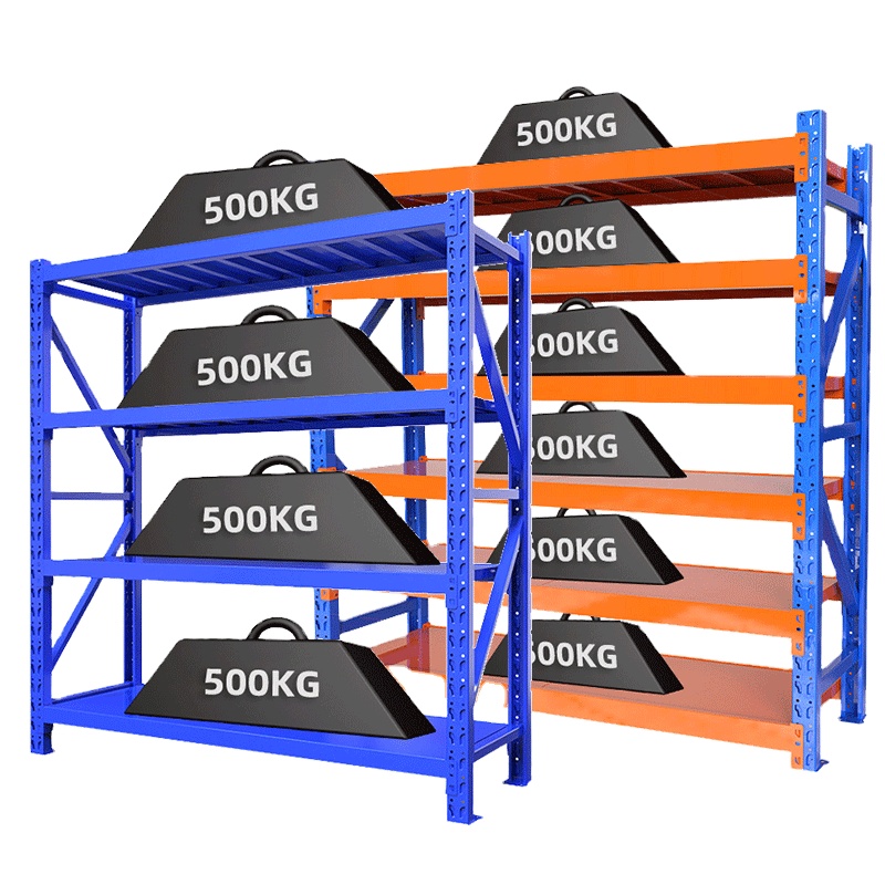 Full Container Export Heavy Duty Load-Bearing Multifuncional Warehouse Steel Boltless Storage Stacking Rack &amp; Shelves