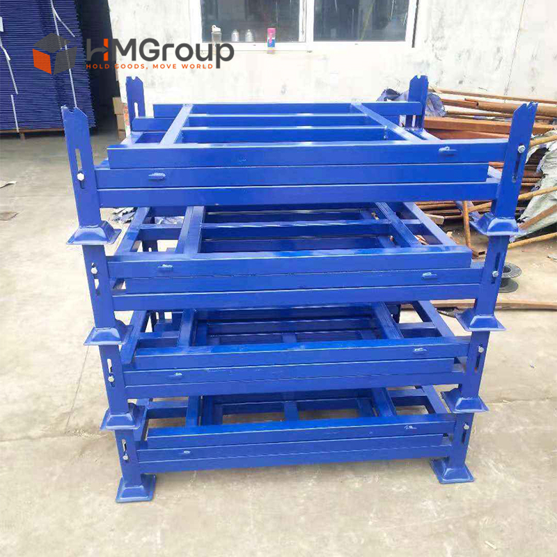 Vertical Storage 4-6 High Powder Coating Heavy Duty Mild Steel Q235 Forklift Portable Storage Textile Racks