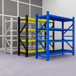 Screw Assembly Heavy Duty Pallet Rack Industrial Workshop Storage Cold Rolled Steel Shelving 2000mm Height High Load Capacity