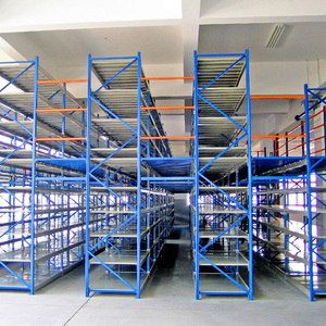 Industrial Customized Steel Mezzanine Attic Platform Warehouse Picking Rack Corrosion Protection Storage Shelves High Load