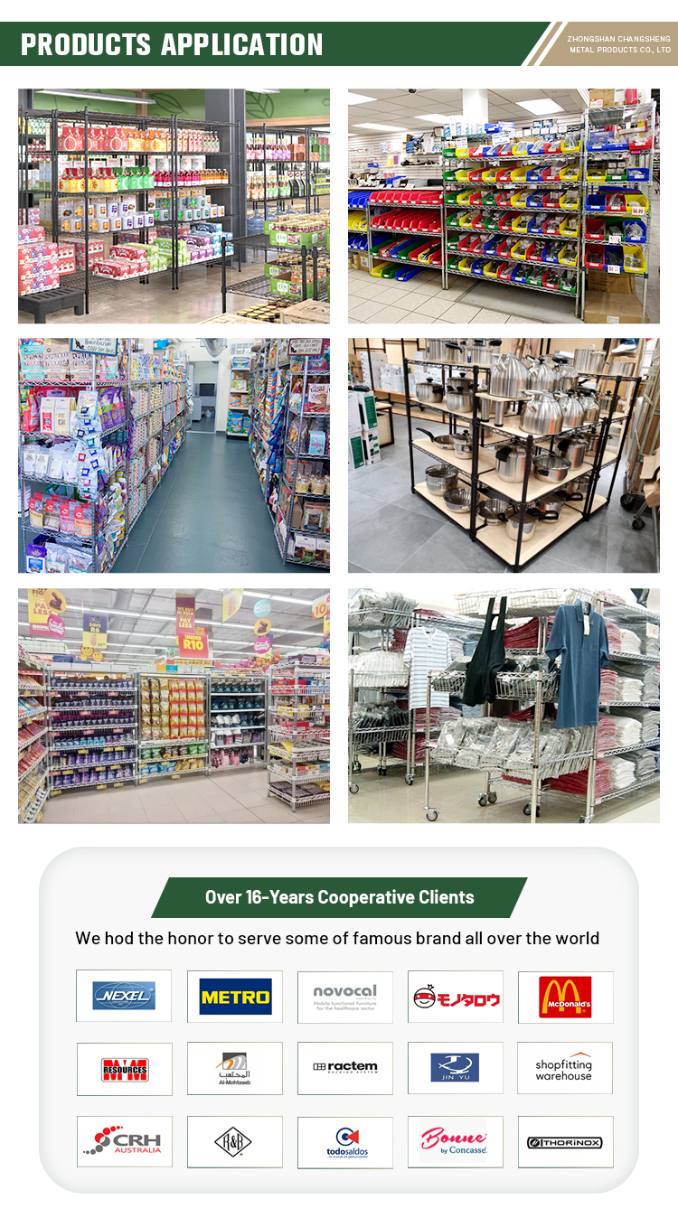 Store Supermarket Shelving Products Application