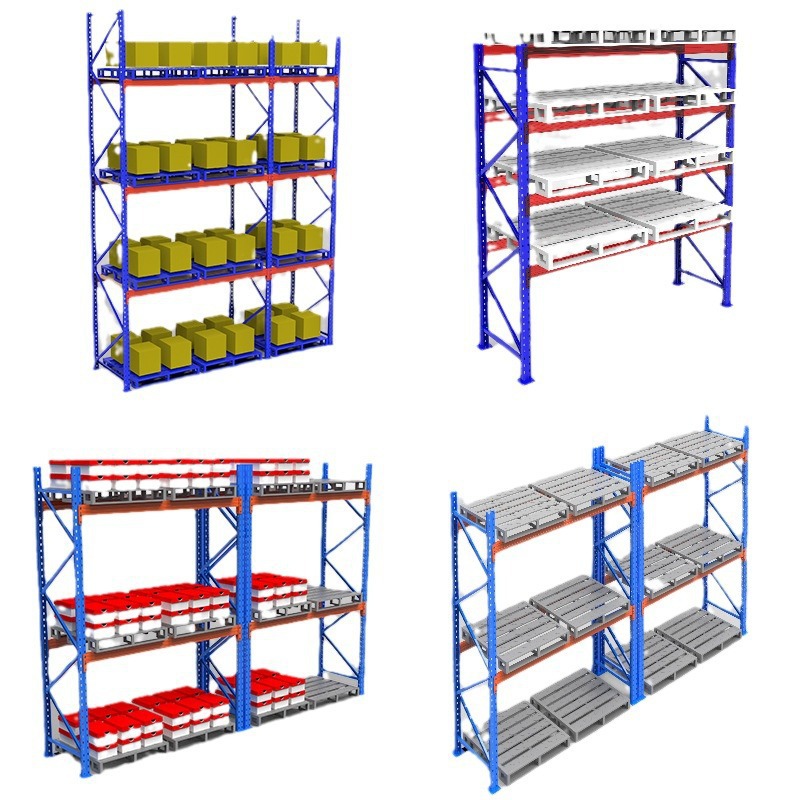 CE Certified Selective Pallet Racking System Heavy-Duty Storage Shelf Adjustable Steel Euro Pallet Rack with High Load Capacity